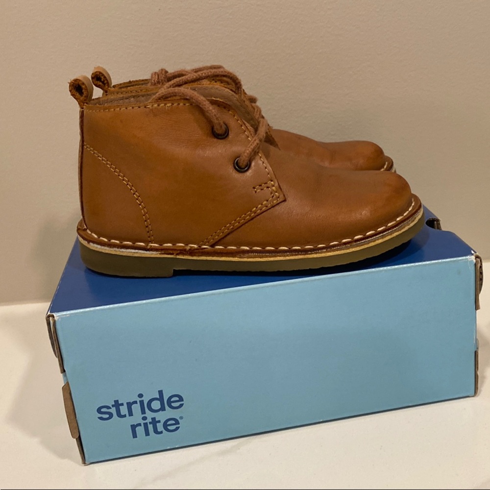 Stride Rite Brown Boots SR PIP Classic Moccasin-Style